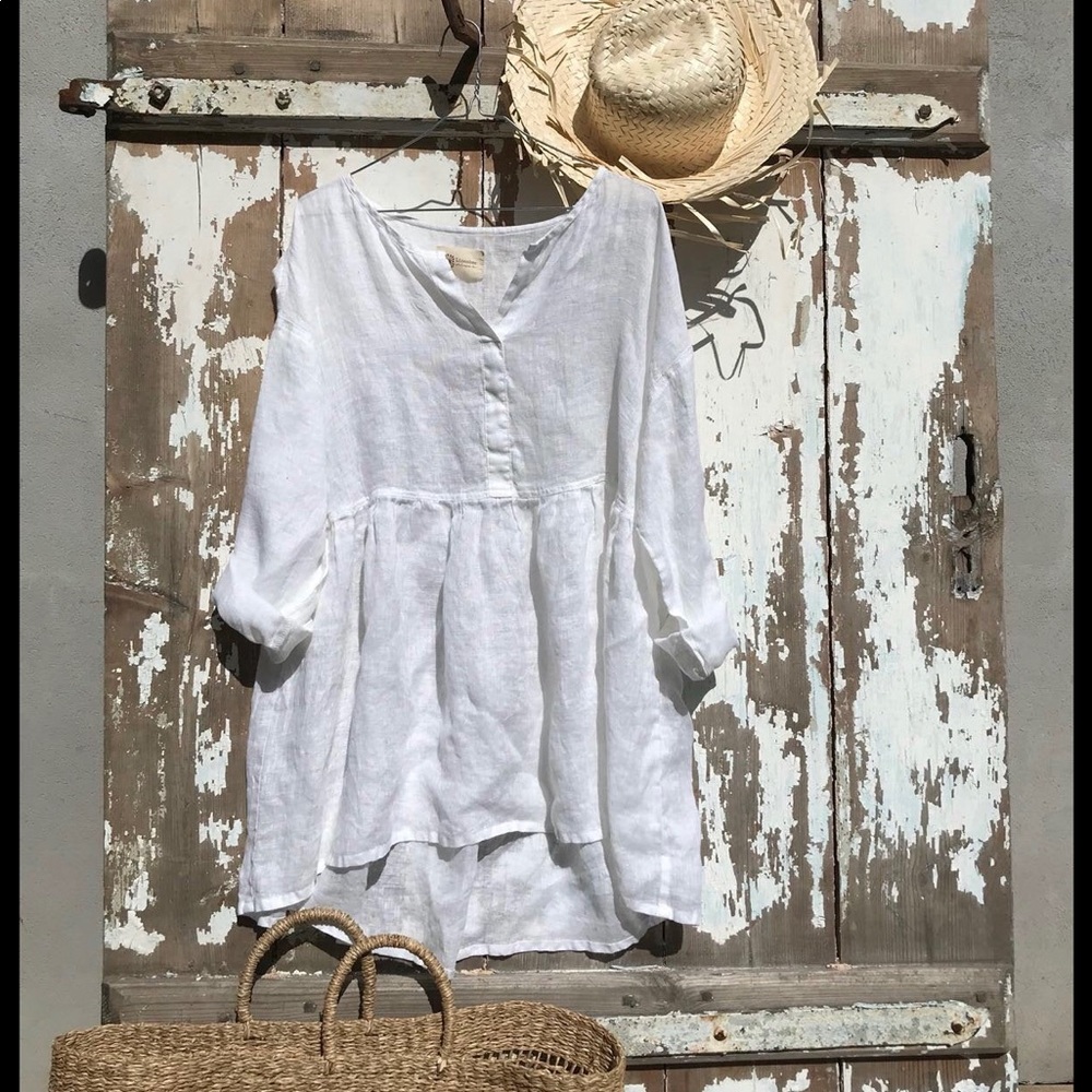 Linenbee linen top